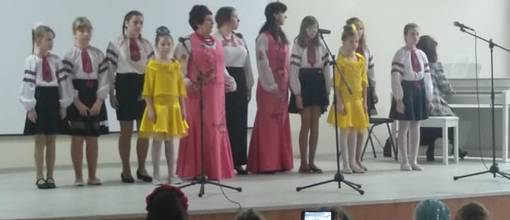 Школа радо прийняла гостей Родинської музичної школи під керівництвом Казакової Лідії Василівни.
